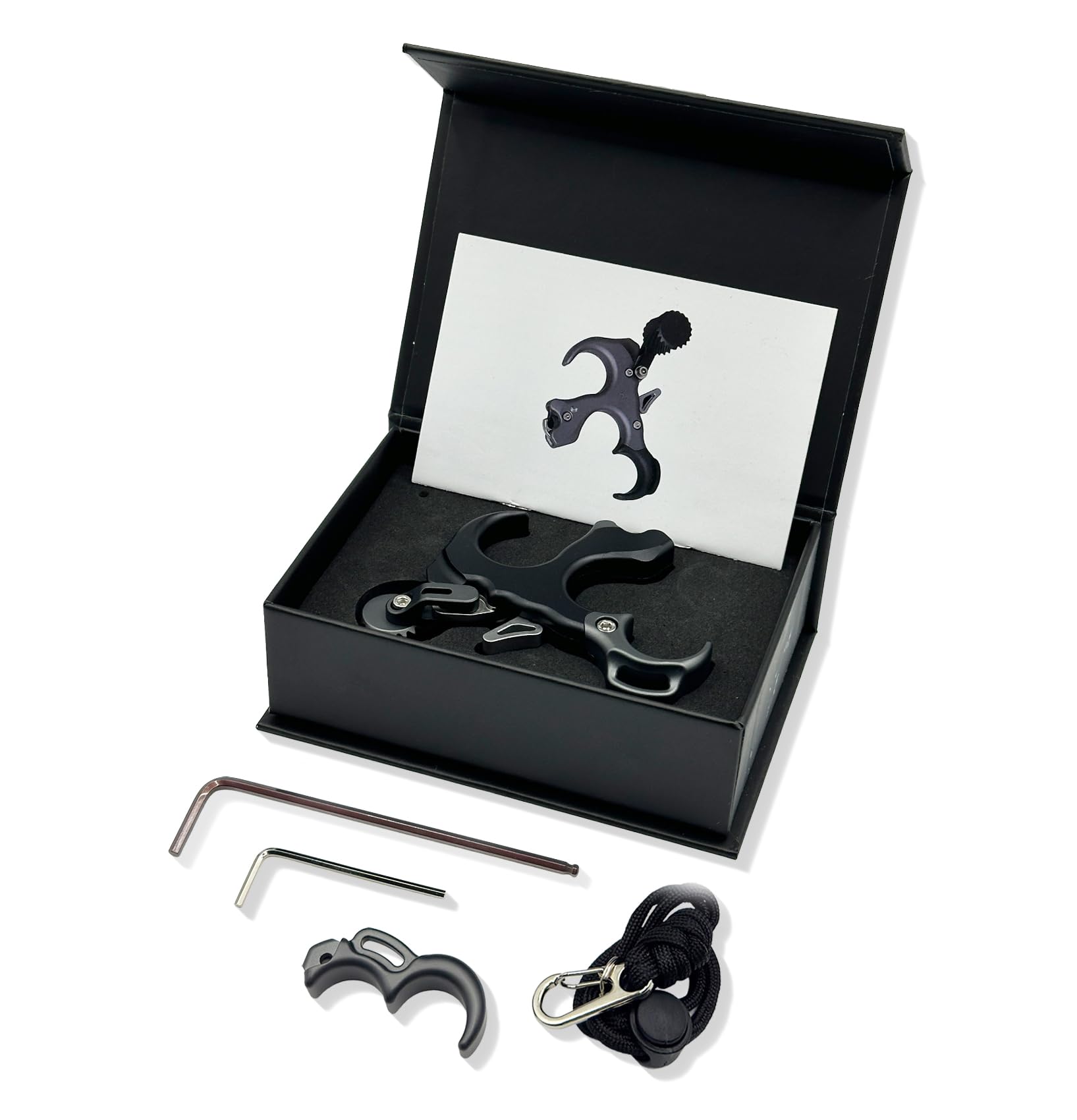 WGNV bow release demonstrates reliability up to 200 lbs capacity for high-tension setups.