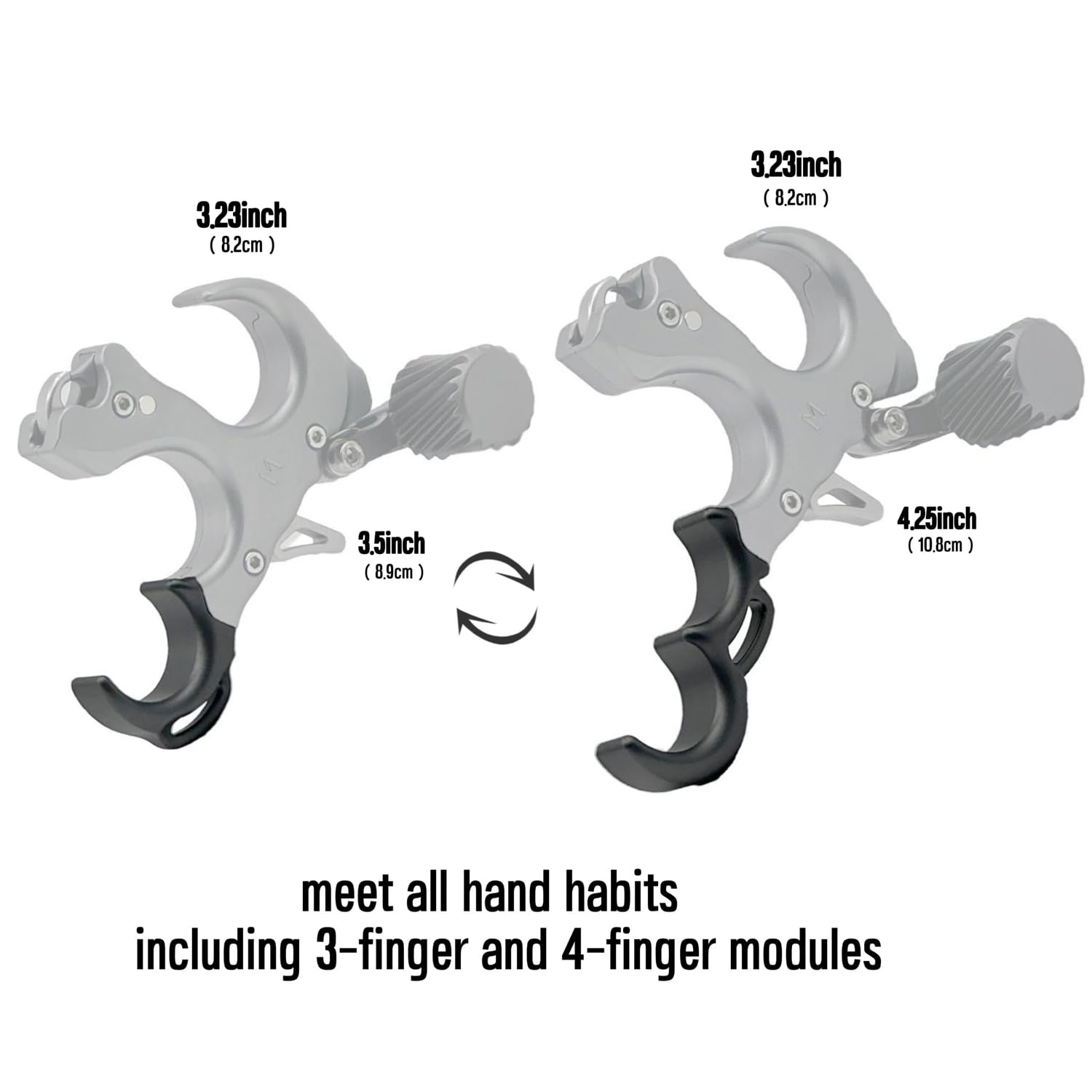 WGNVISREHY bow release wrist-strap section provides secure fit during practice.