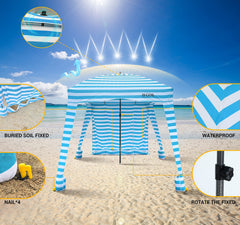 WGOS UPF 50+++ fabric closeup protecting skin on sunny beach days
