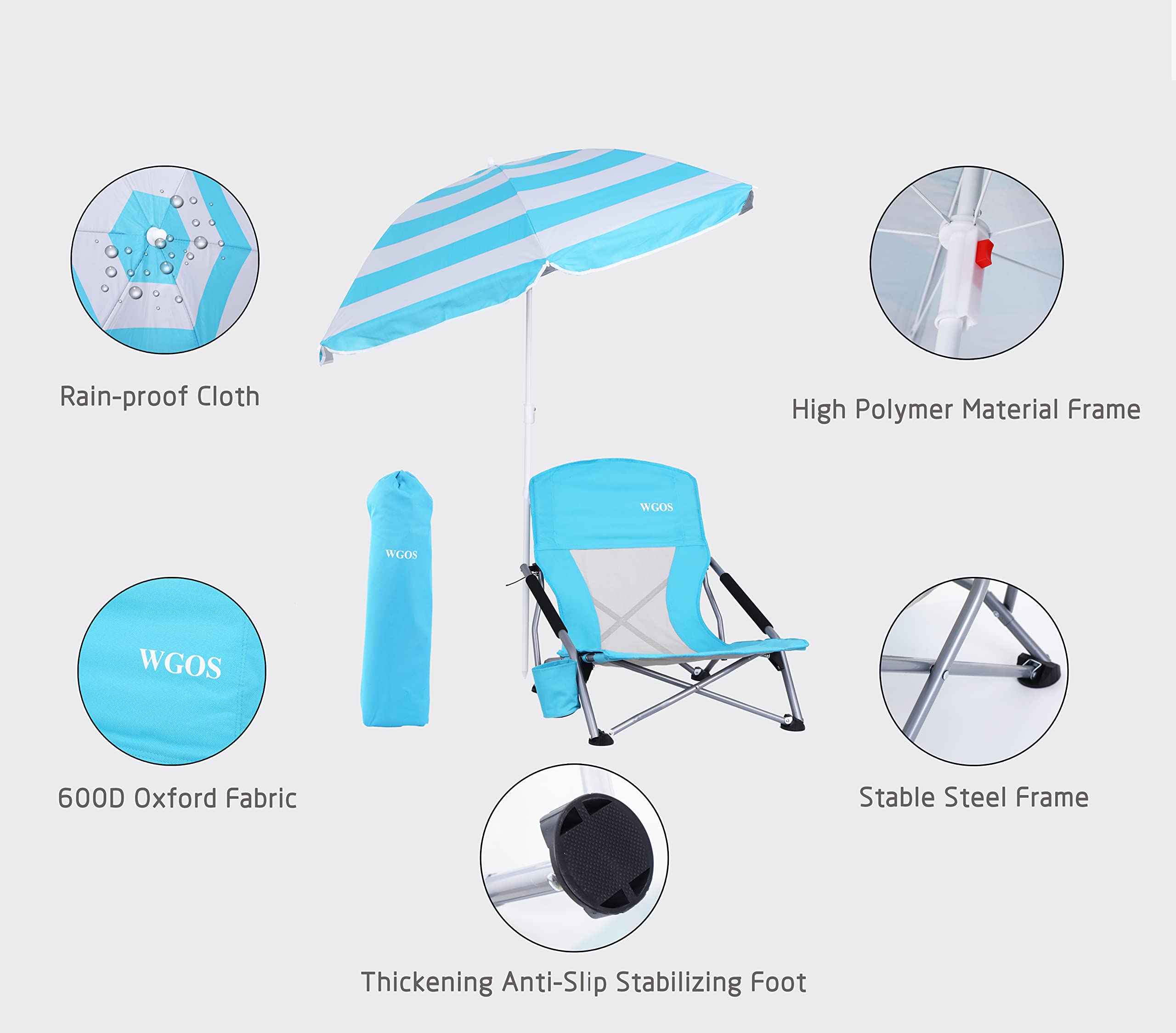 WGOS carry bag with shoulder strap for easy transport.