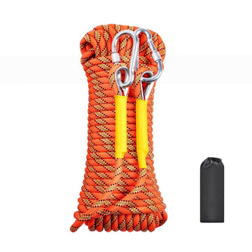 WGOS climbing rope with dynamic core for versatile climbing and outdoor adventures.