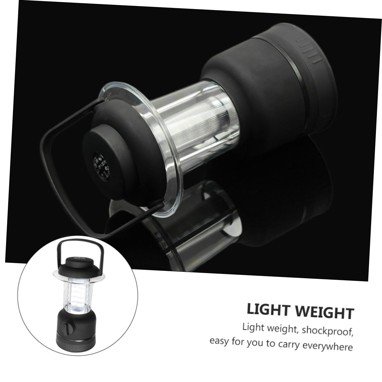 WHAMVOX lantern with large battery capacity for long-lasting illumination.