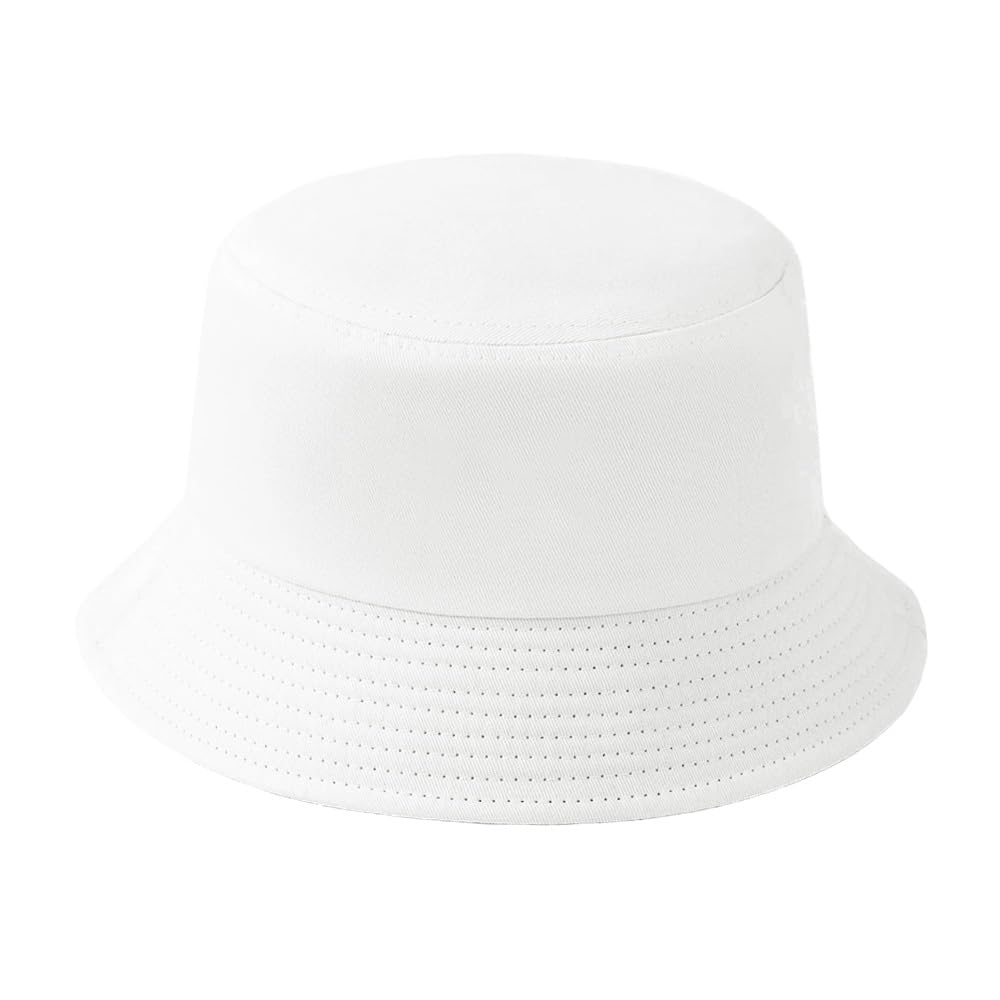 Close-up of 100% cotton fabric of bucket hat