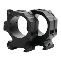 Wheeler 2-piece scope rings with six-hole design for secure mounting and stability.