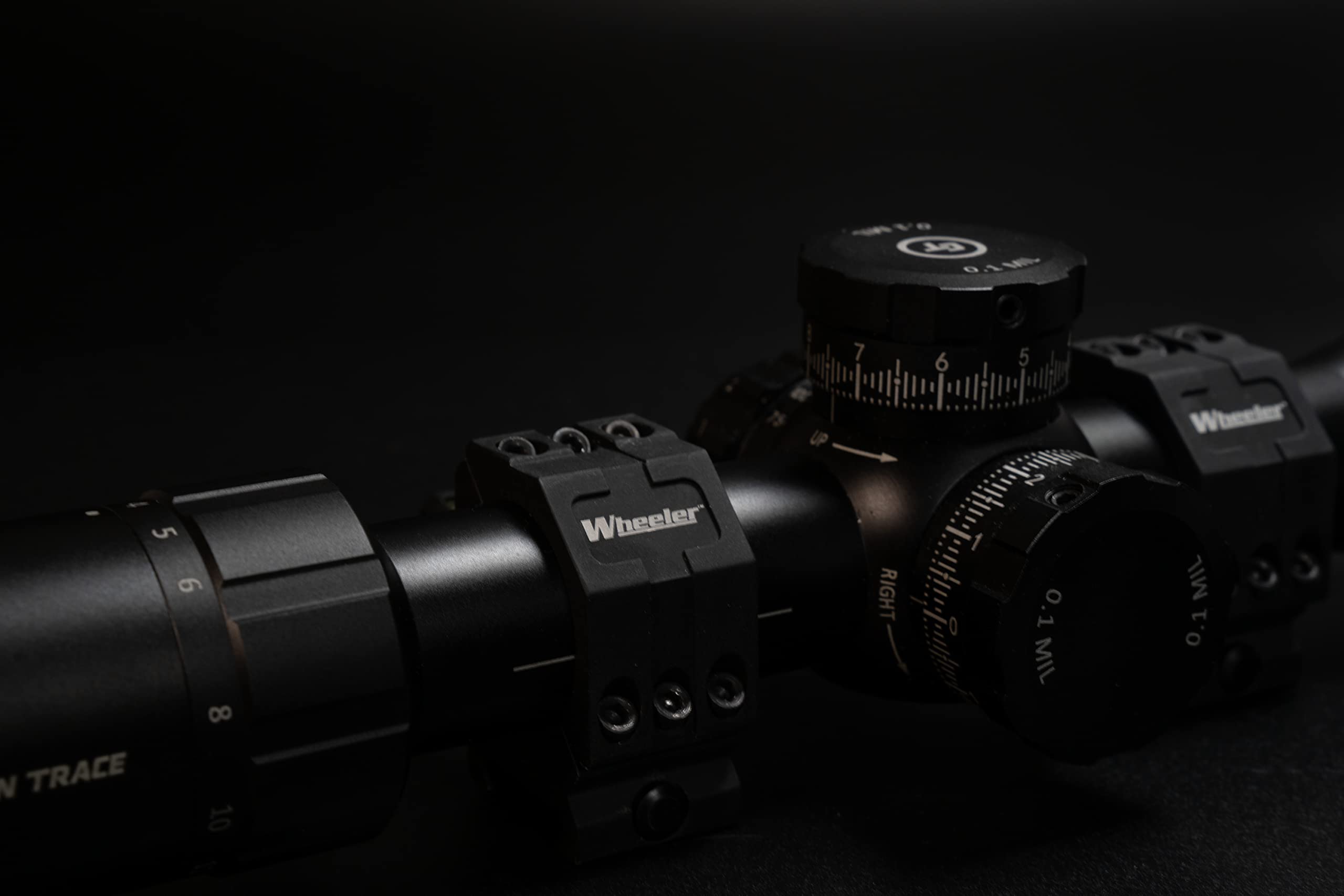 Wheeler 6061 aluminum rings deliver durable, secure clamping during shooting.
