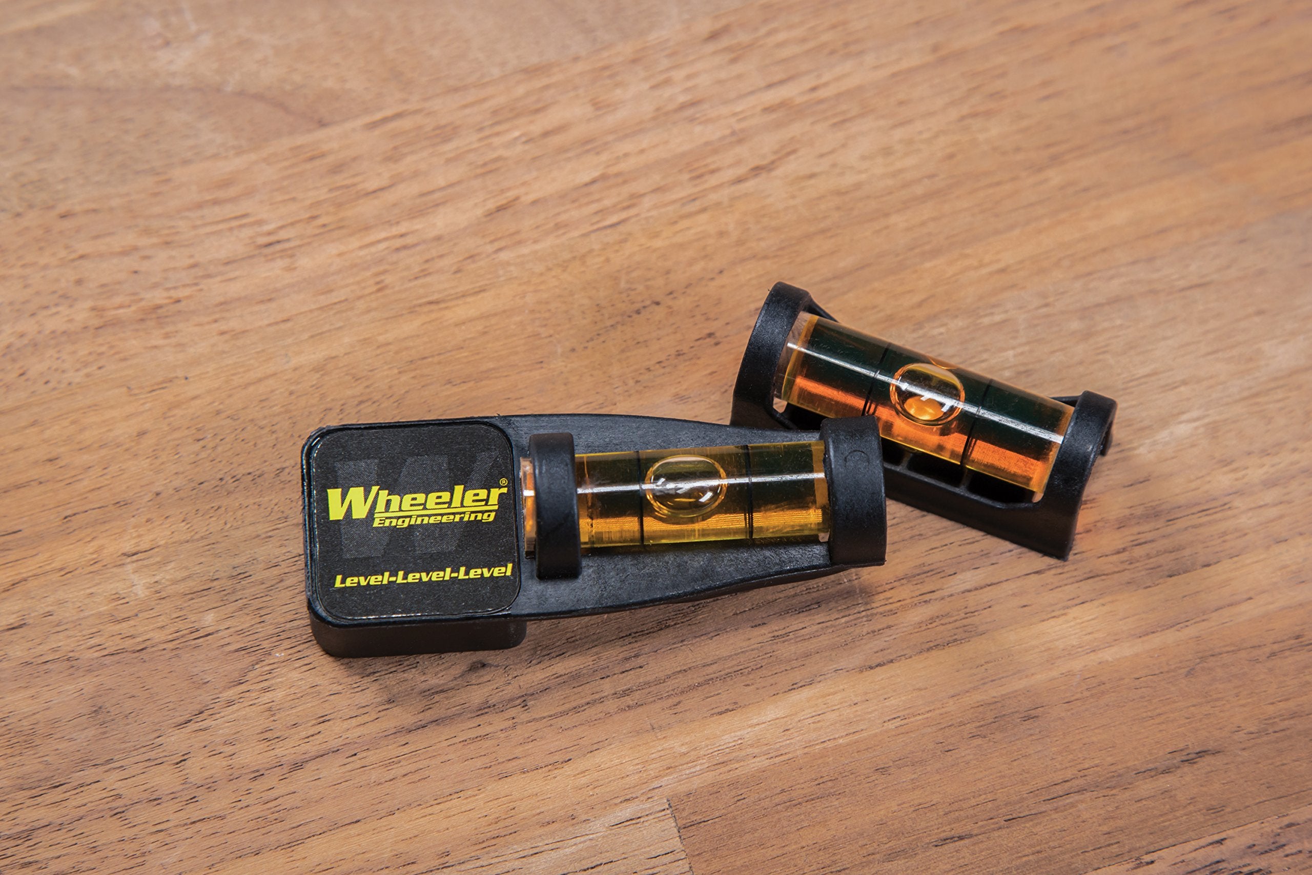 Wheeler magnetized Action Level enables fast mounting reference.