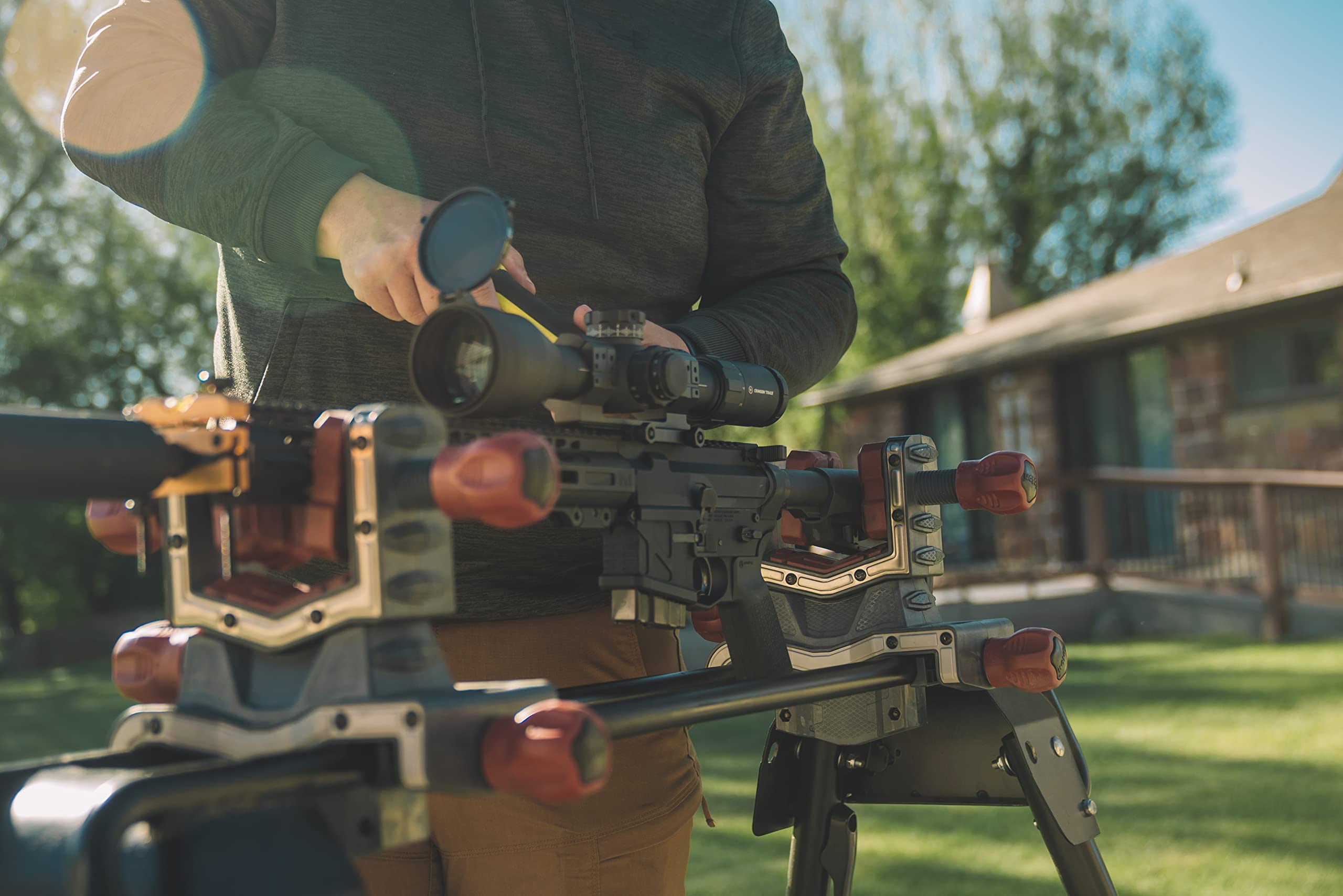 Includes two calibrated level housings and foam-molded storage case.