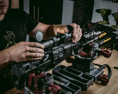 Precision aluminum body with anodized finish.