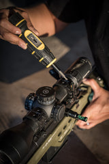 Wheeler ring alignment bars ensure precise scope-to-ring alignment.