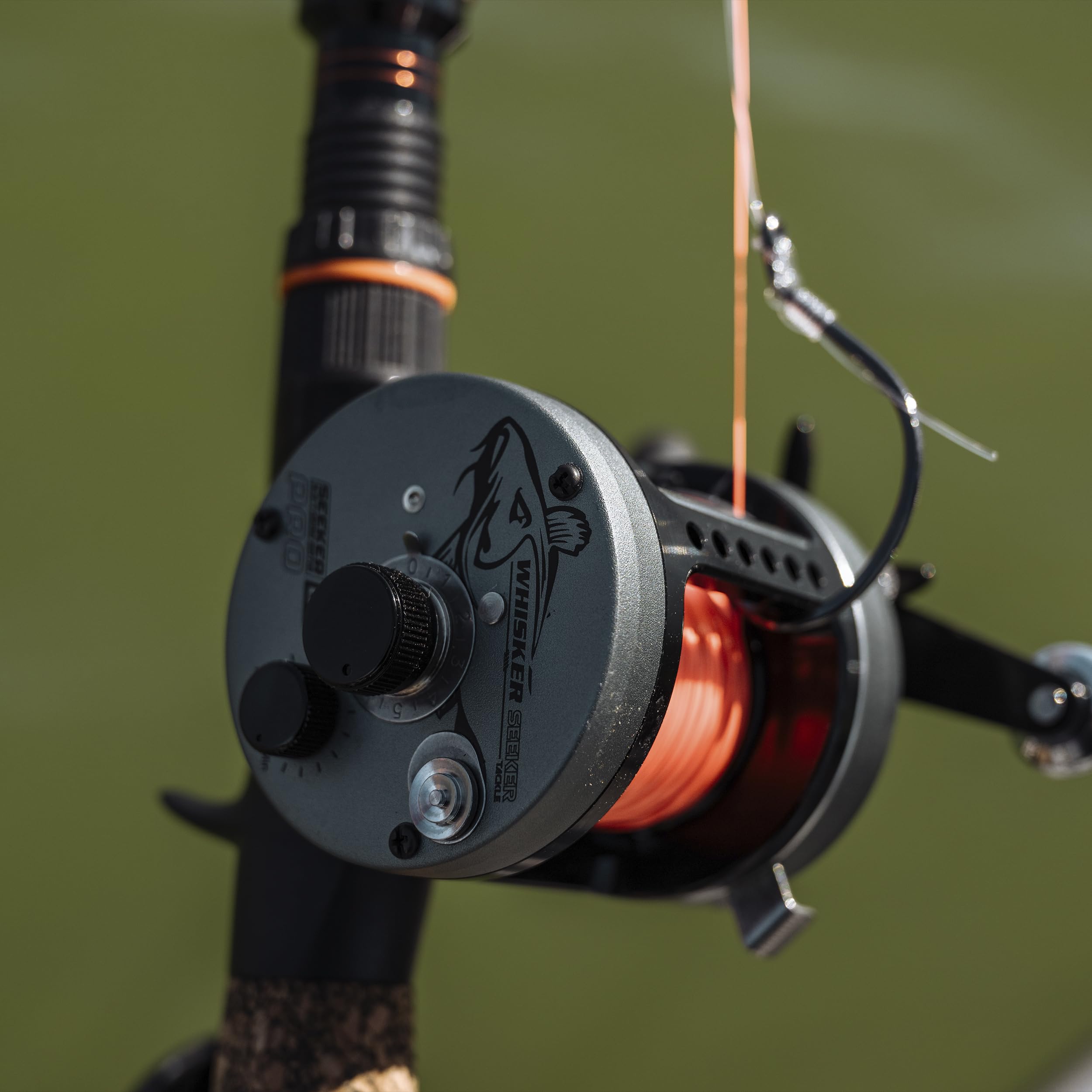 Whisker Seeker carbon fiber drag close-up for heat resistance