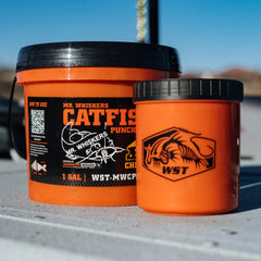 Mr. Whiskers cheese punch bait ready-to-use application showing prep-ready packaging.