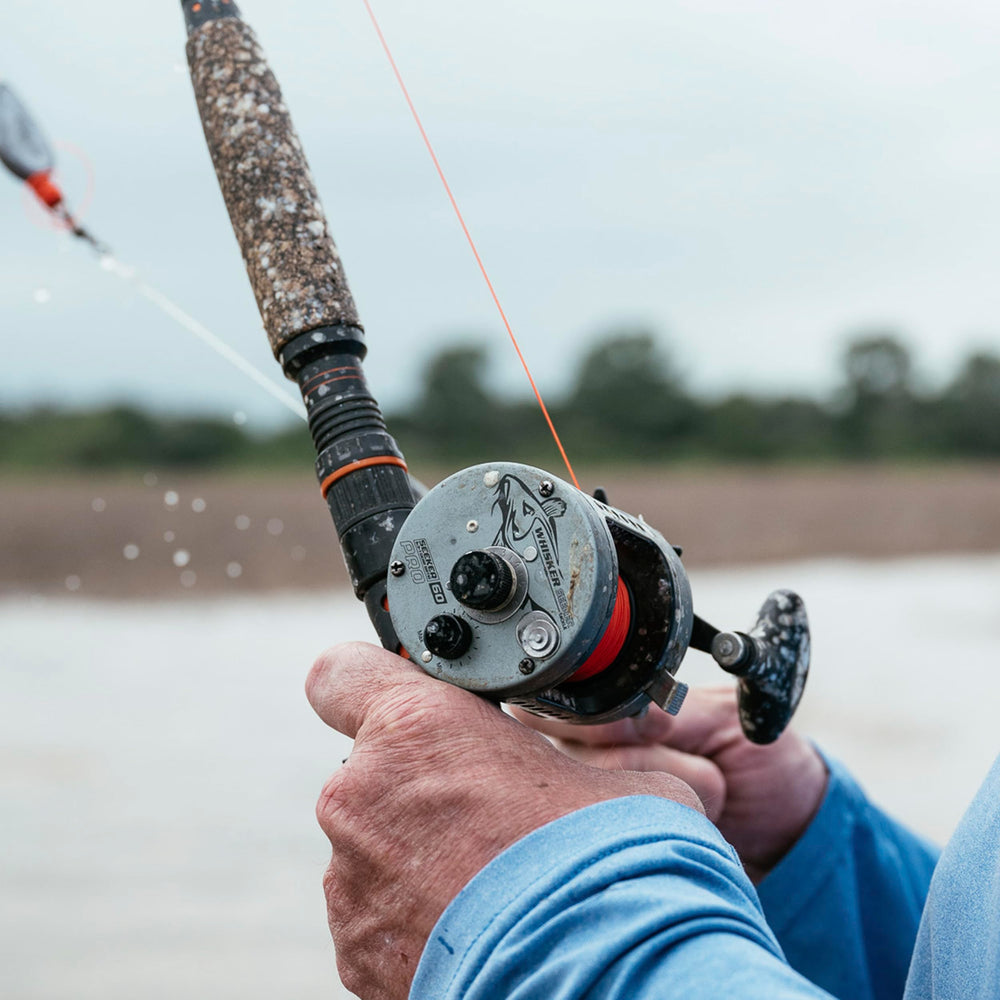 Whisker Seeker paddle-handle on 60 Series for comfortable casts