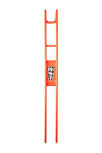 Whisker Seeker Powerlock orange low-angle setup enables easy reach for bank anglers.