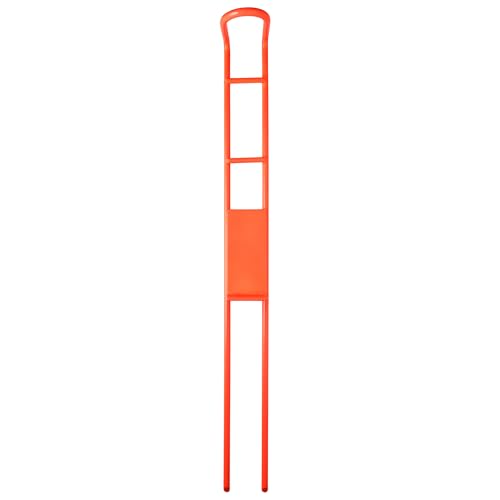 Whisker Seeker Powerlock orange vertical orientation keeps rods secure fast.