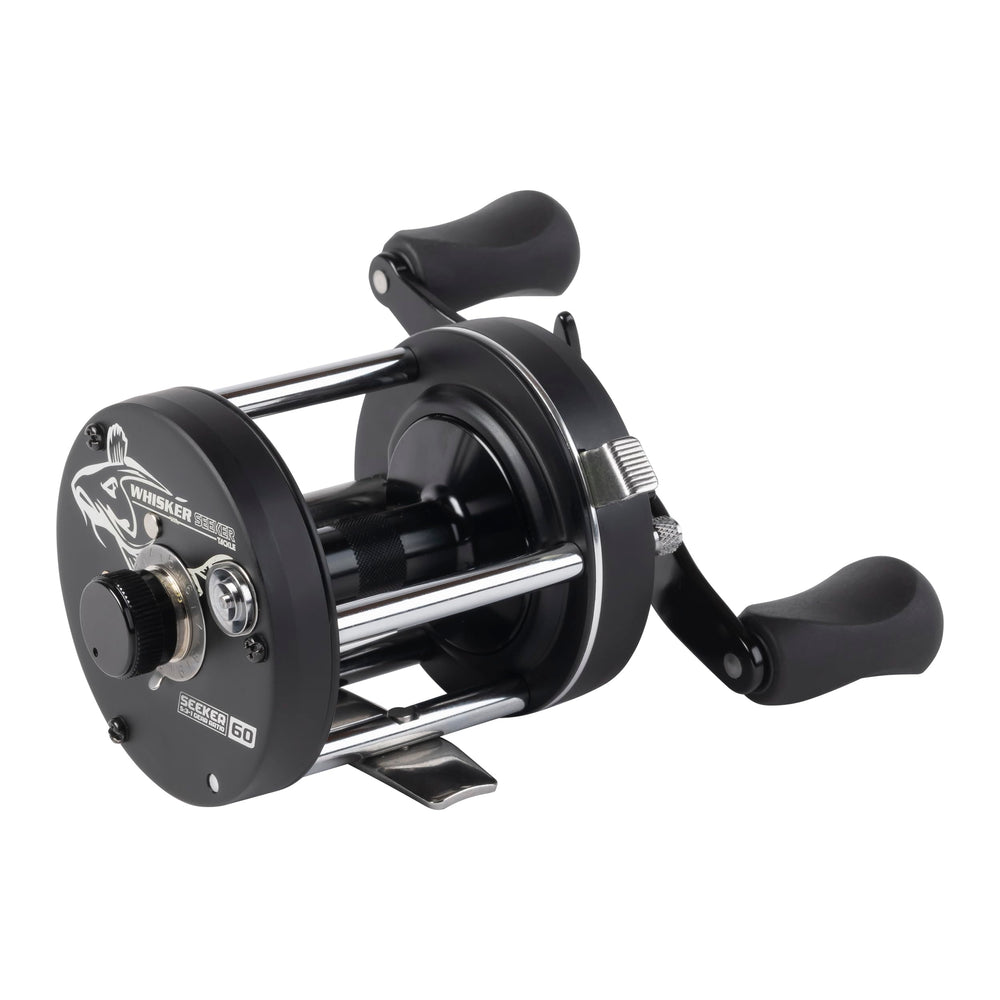 Whisker Seeker 60 Series Legacy spool focus, smooth line release for precise casts.