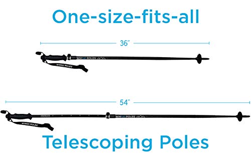 WhiSki Poles stash feature protects long slender items while skiing.