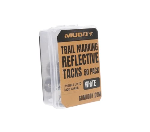 Close-up of white trail marking tack