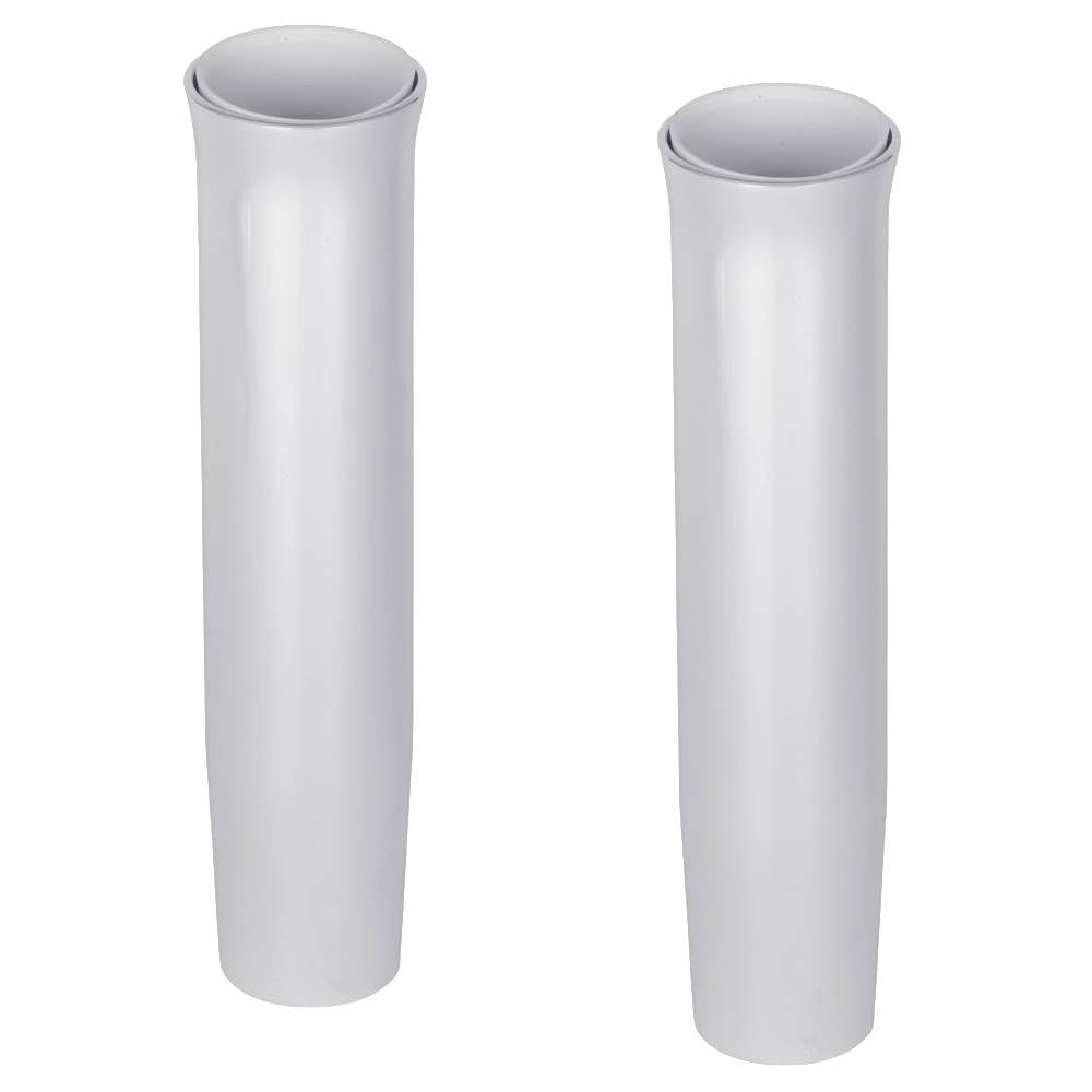 White Water 53303AL-2PK rod holder installed on boat rail for secure mounting.