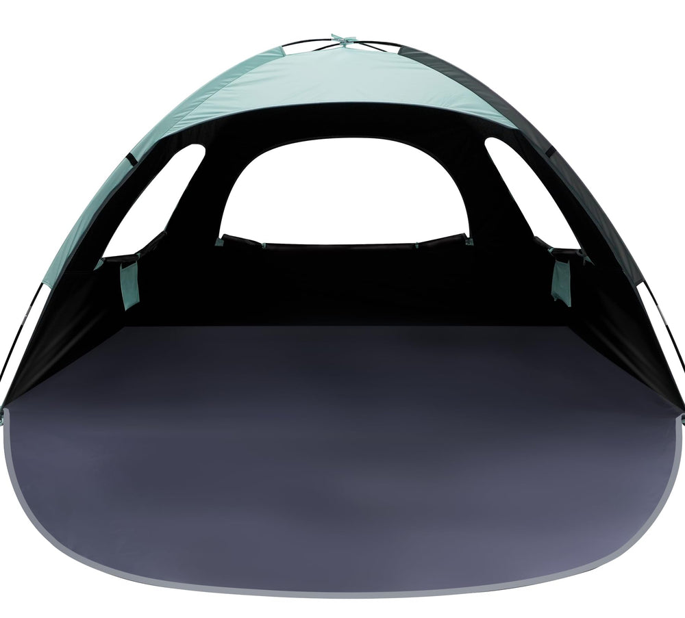 WhiteFang Beach Tent anti-UV coating provides cooler shade
