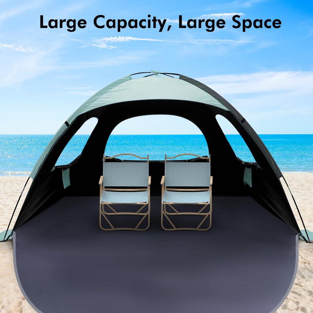 WhiteFang Beach Tent omni-directional zipper for easy access and privacy