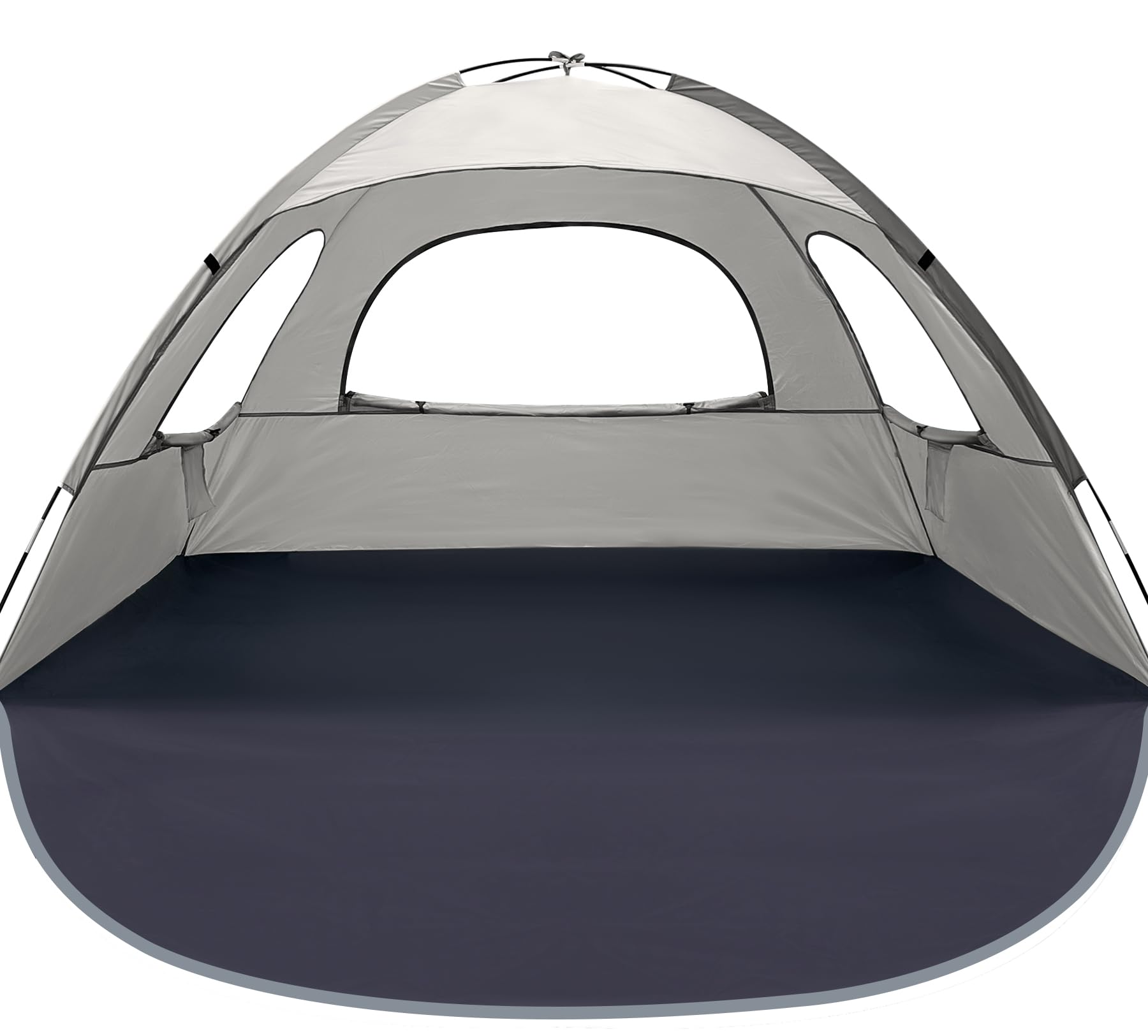 WhiteFang Beach Tent UV shade blocks UV rays for sunny days.