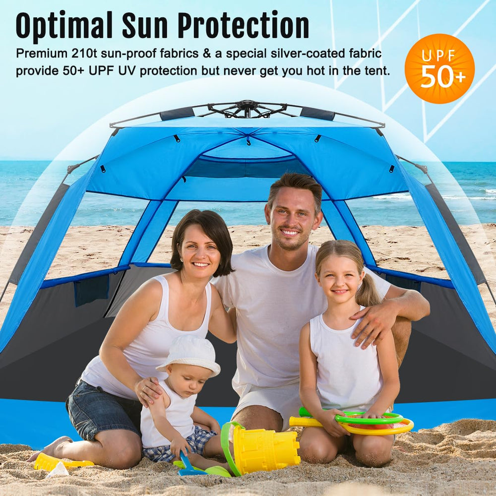WhiteFang Deluxe XL extended front floor provides extra space for kids to play