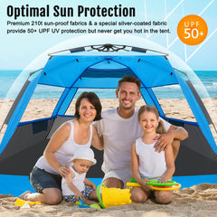 WhiteFang Deluxe XL extended front floor provides extra space for kids to play