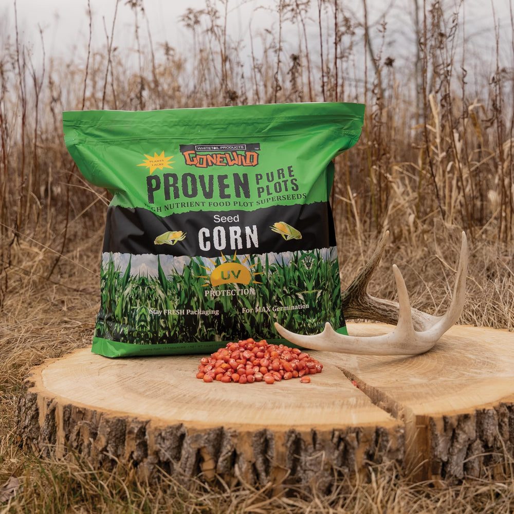 Whitetail Products Gone Wild 10lb bag of corn seeds boosts seasonal forage