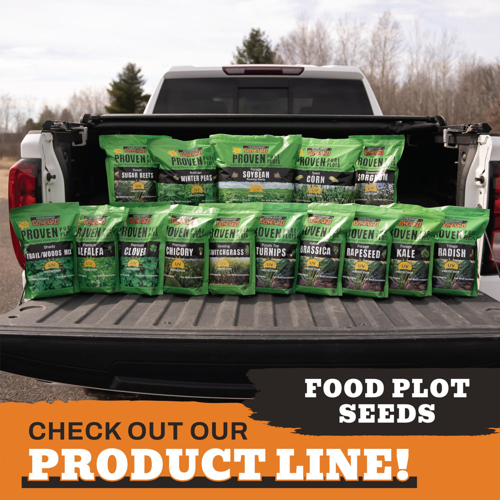 Whitetail Products Gone Wild full sun planting promotes robust plant growth