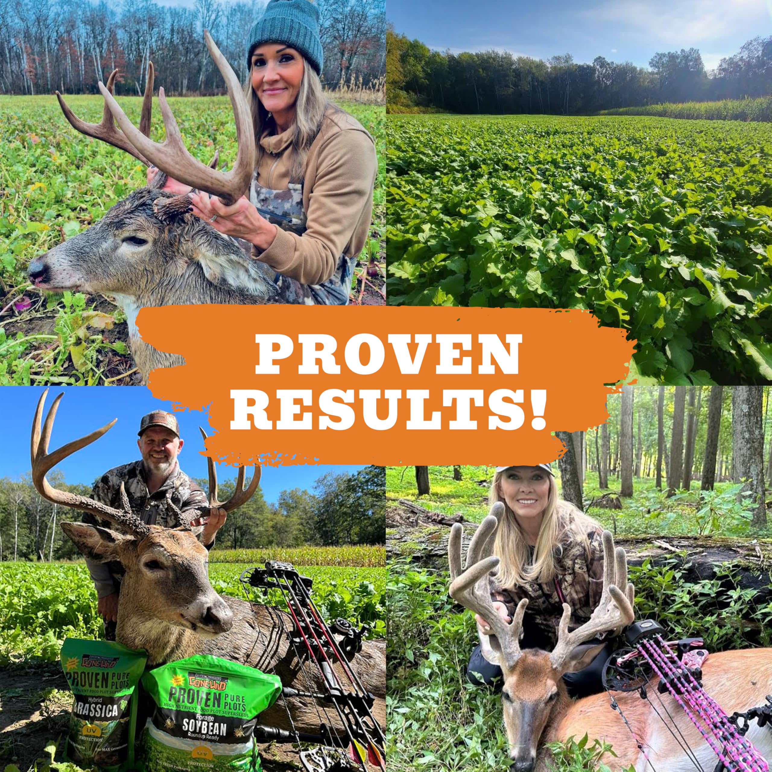 Whitetail Products Gone Wild pest-resistant seed for easy growing in plots.