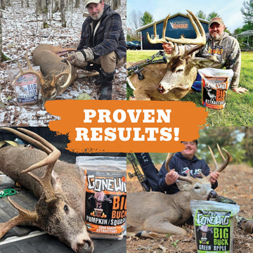 Whitetail Gone Wild Wisconsin-made label emphasizing natural ingredients