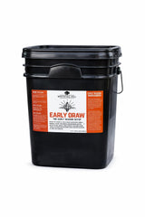Whitetail Hill Early Draw Seed Mix packaging with diverse forage options for deer.