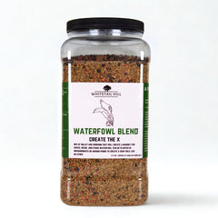 Whitetail Hill Waterfowl Blend packaging ready for pond-side planning.