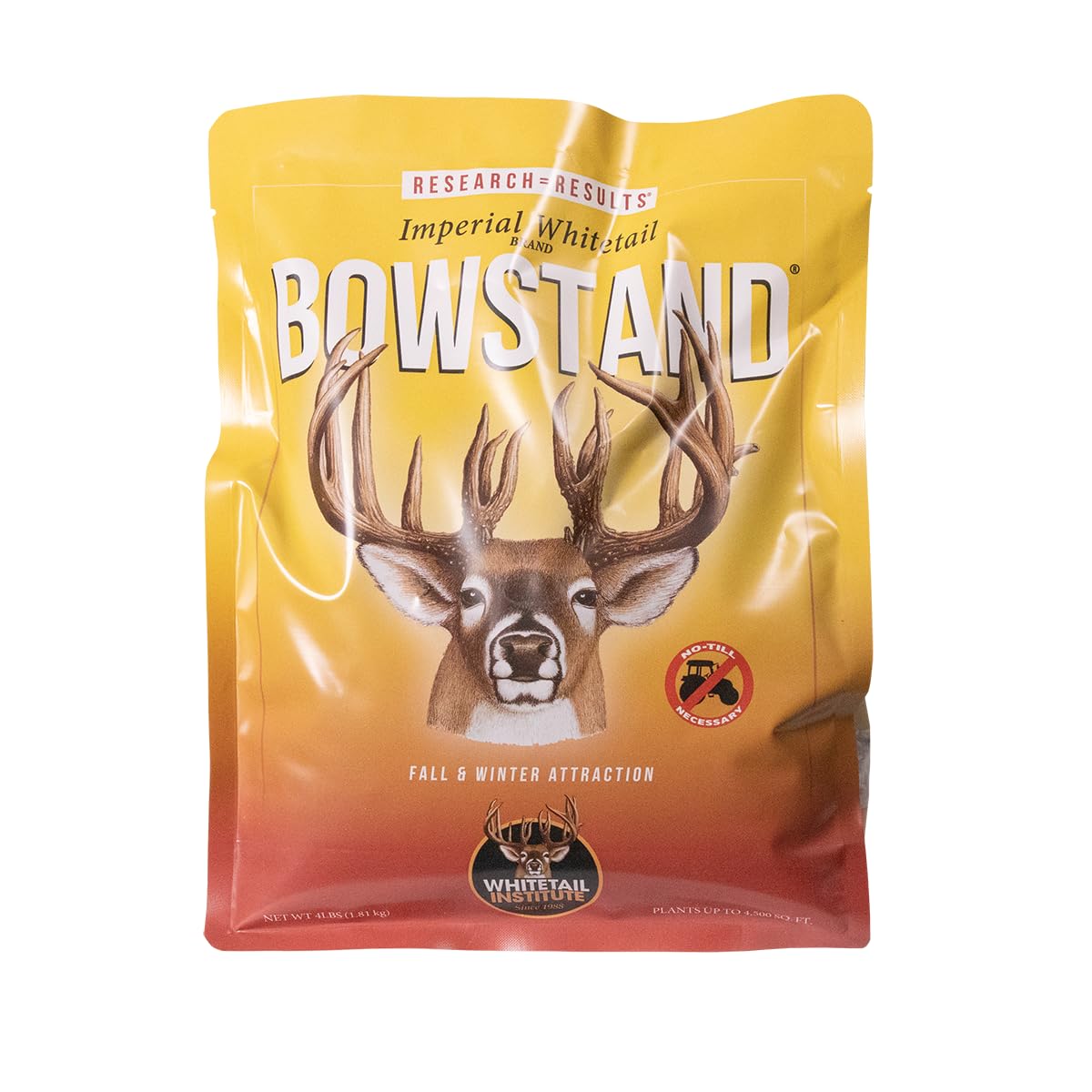Whitetail Institute BowStand seed bag ready for quick, low-effort planting to attract deer.