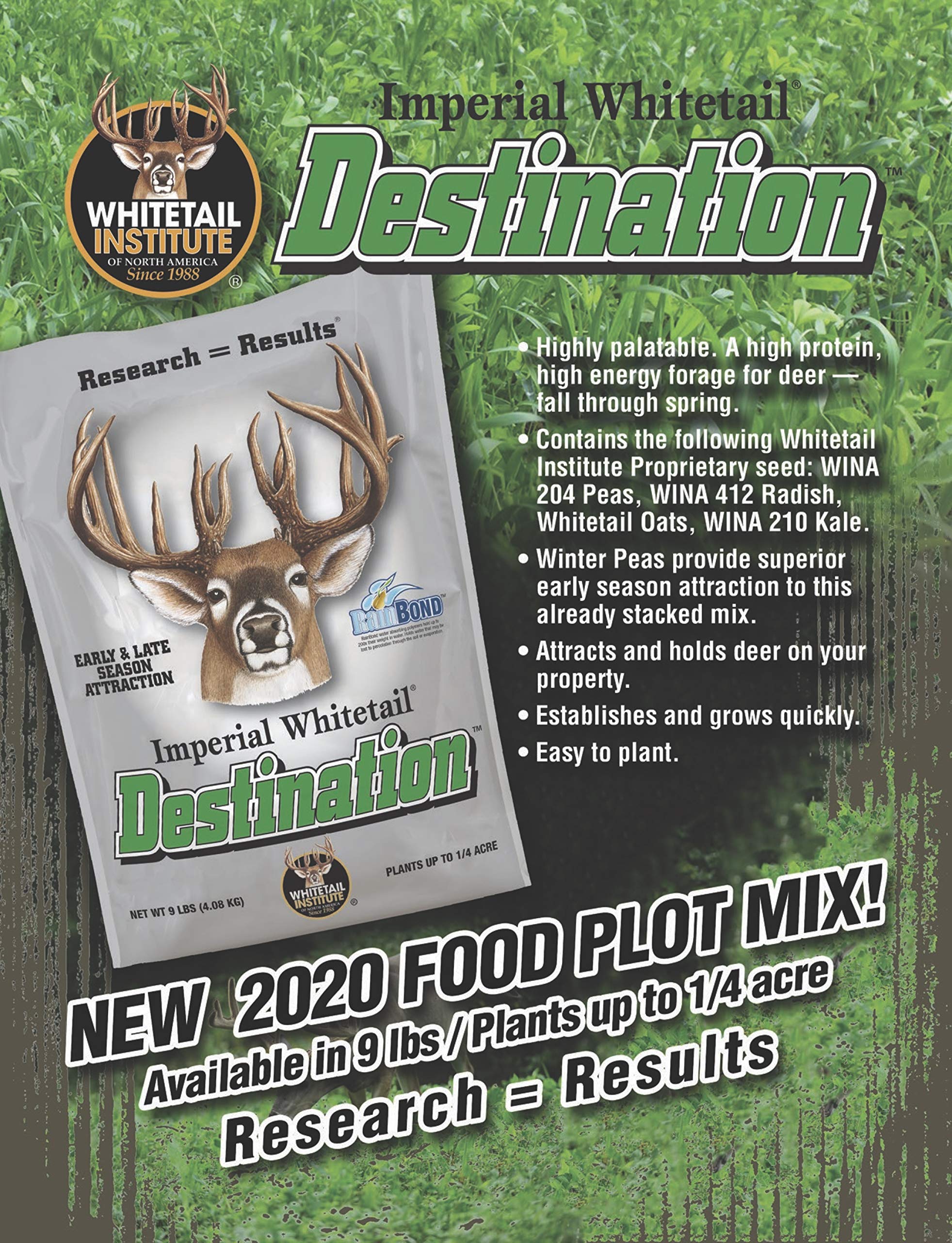 Deer feeding on a Destination plot illustrating strong attraction