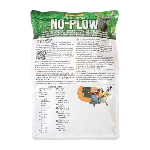 Imperial No-Plow seed planting setup demonstrating minimal prep for sowing