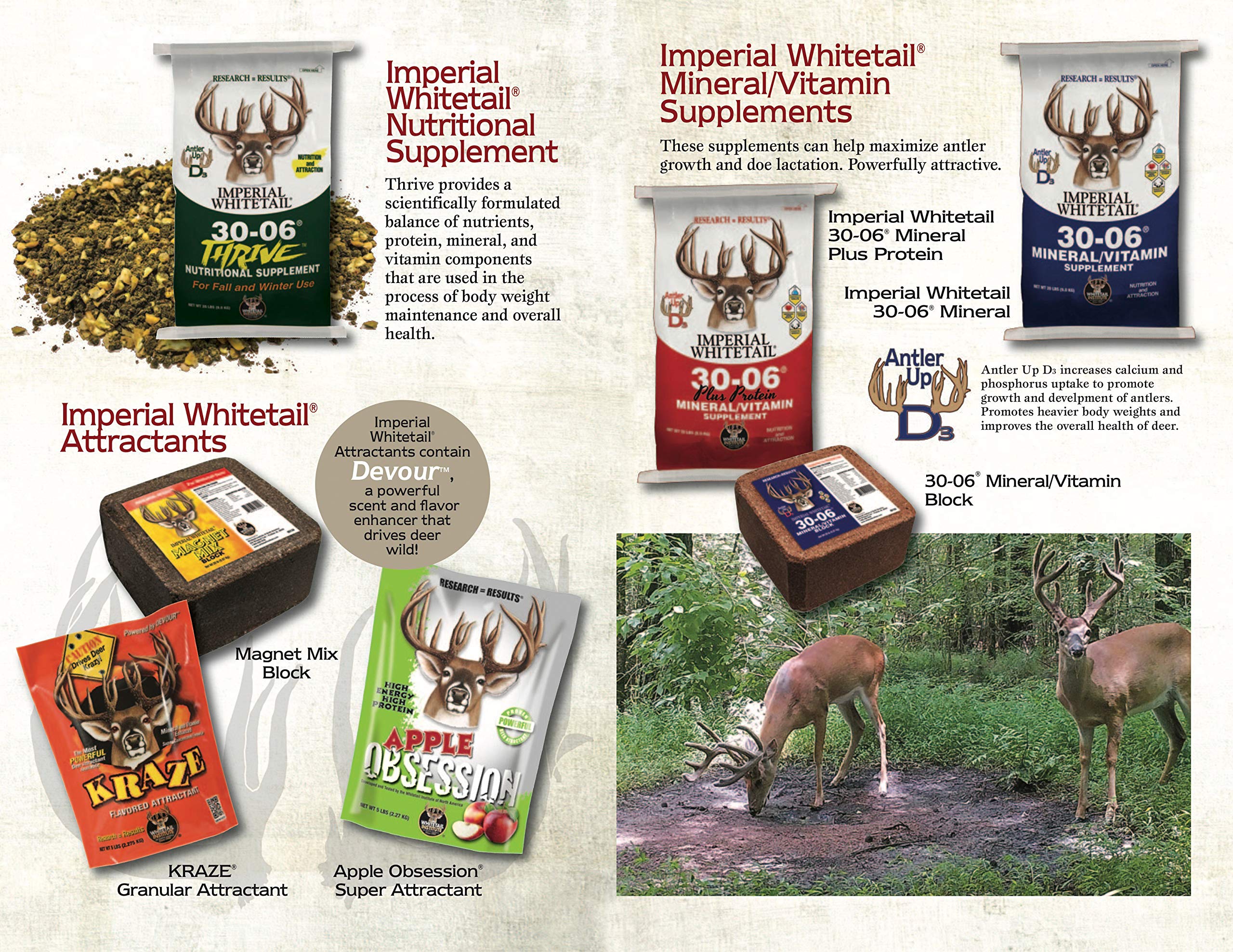 Whitetail Institute Kraze 5-pound bag supports extended, easy ground application