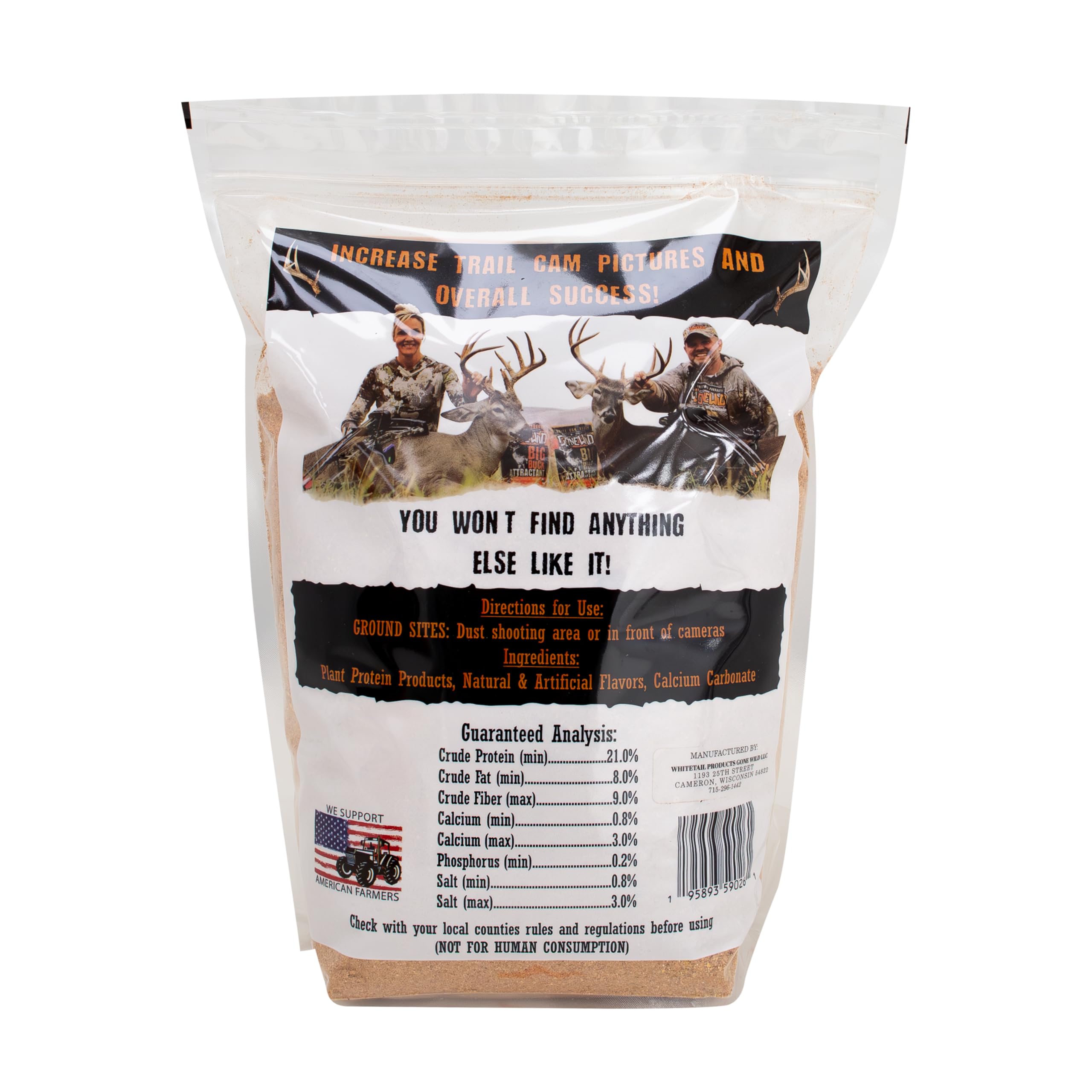 Whitetail long-range aroma highlights pumpkin-squash scent for hunting setups.