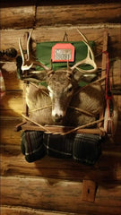 Whitetail Woodcrafters pack frame made from reclaimed barnwood with heavy-duty hanger