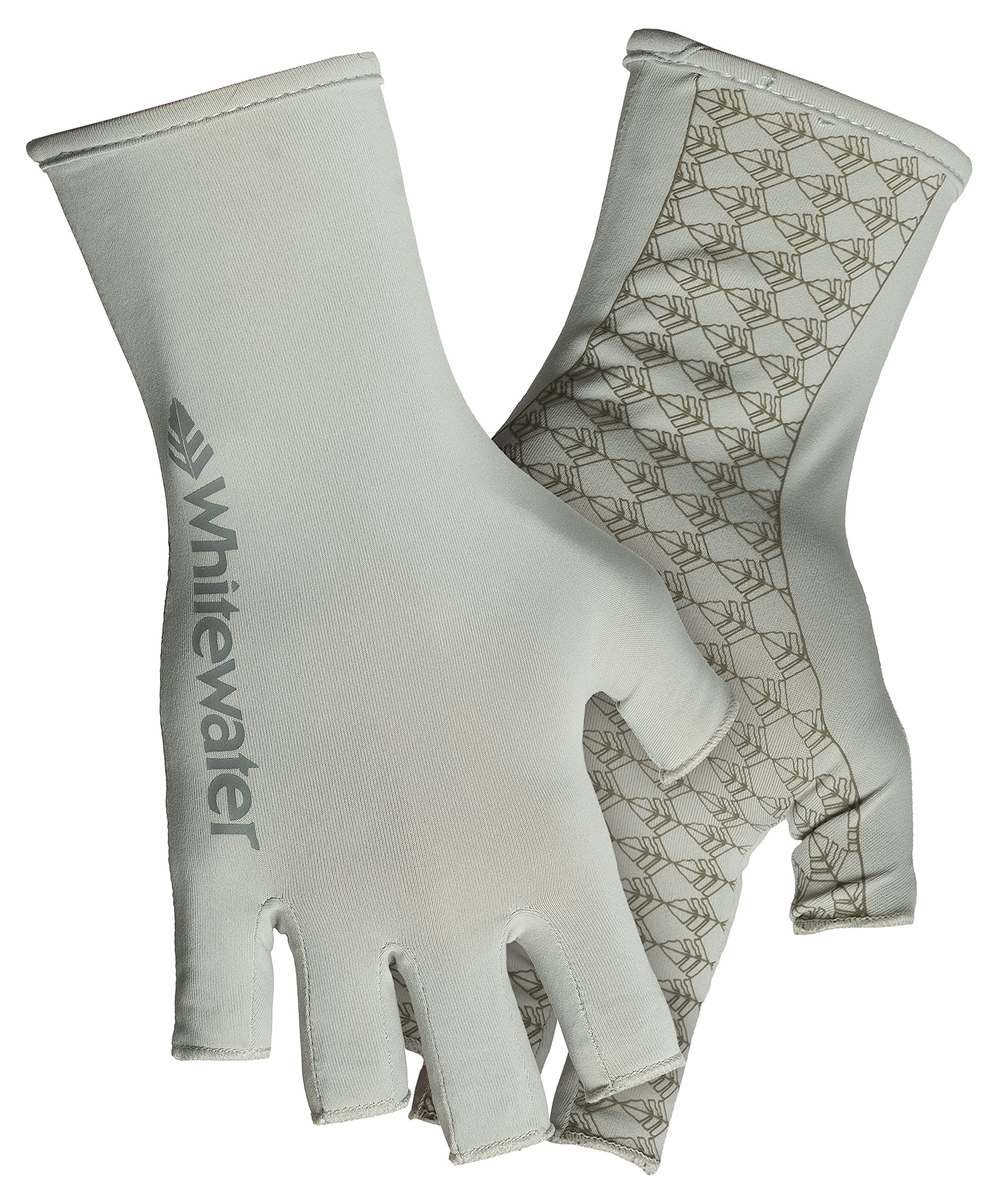 Whitewater sun protection gloves, half-finger design for precise lure handling