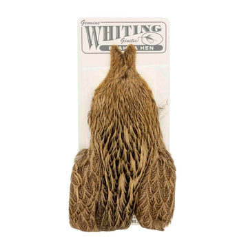 Whiting Farms Brahma Hen Cape for soft hackle; ideal collar for nymphs and wet flies