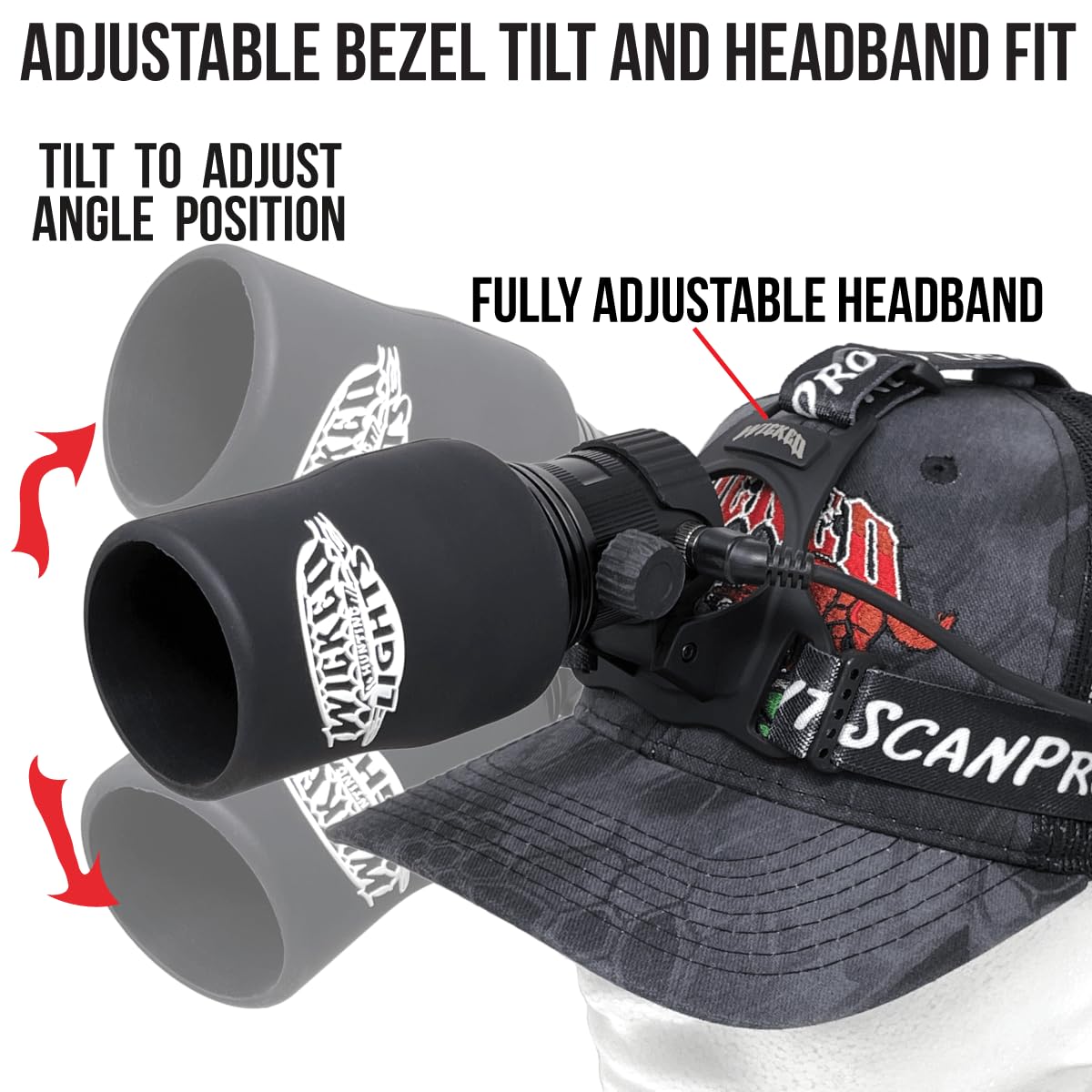 Wicked Lights ScanPro iC GEN4 compact headlamp ready for field use