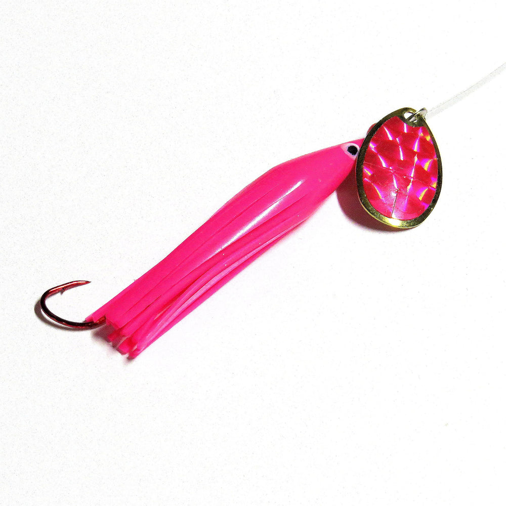 Wicked Lures Wicked Trout Killer Pink-Pink lure for effective freshwater trolling and multi-species targeting