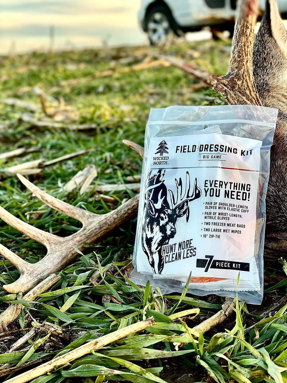 Wicked North kit 10-inch zip tie to tag harvested game in the field