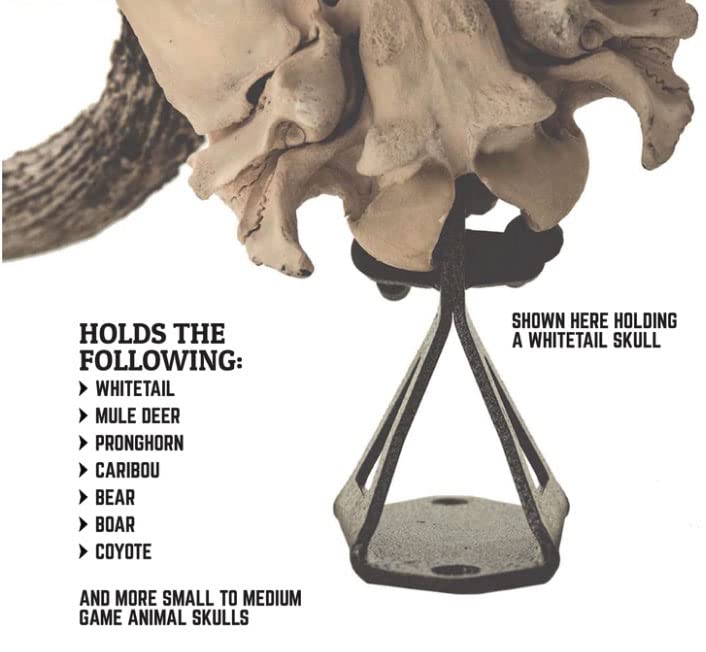 Wicked North Hang Up bone-gripping features secure the trophy during display.