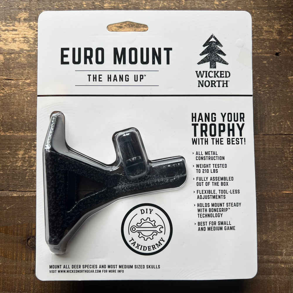 Wicked North Hang Up micro-adjustment thumb-screws enable precise angle control.