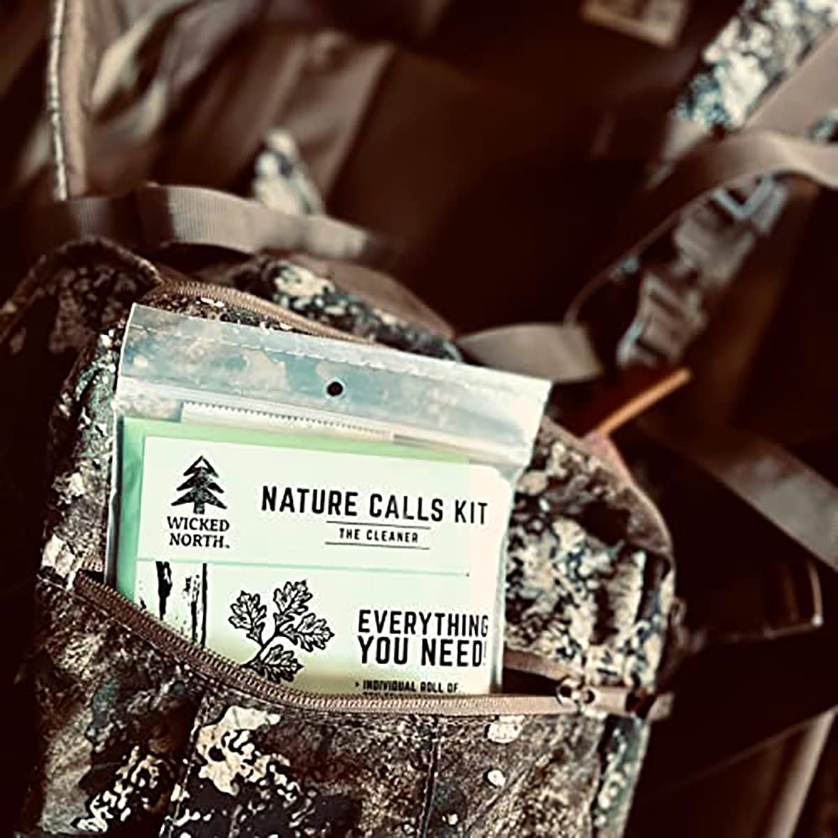 Wicked North Nature Calls kit compact packaging fits pockets or packs