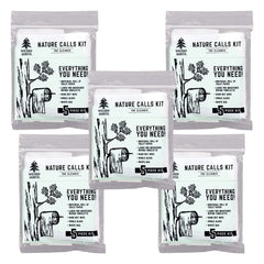 Wicked North Nature Calls kit with roll of toilet paper for on-the-go backcountry hygiene