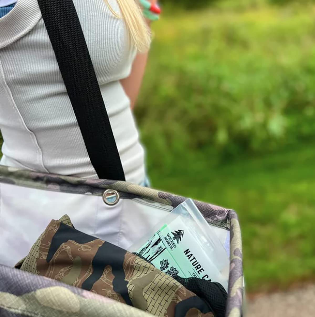 Wicked North Nature Calls kit single glove for discreet handling outdoors