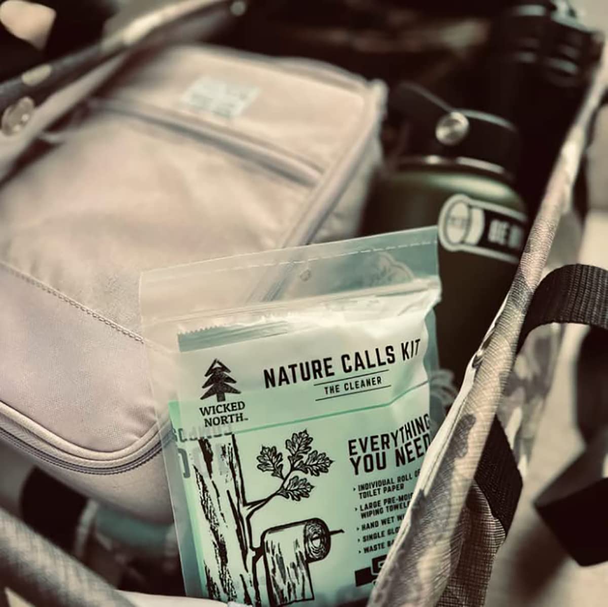 Wicked North Nature Calls kit waste bag for responsible disposal in nature